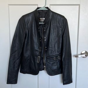 FRANCO LEONARDO leather jacket